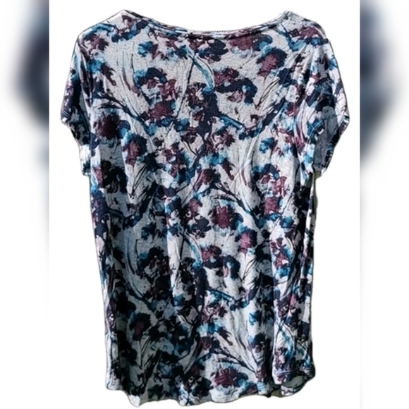 Colorful Floral Tee by Simply Vera Vera Wang - Picture 2 of 4